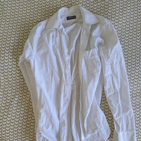 White Hathaway Cotton dress Shirt - Picture 1 of 1